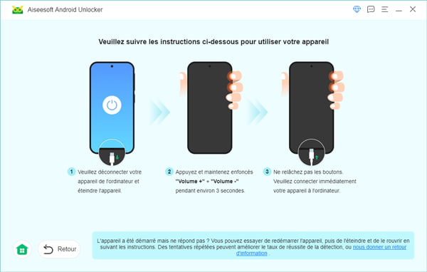 Suivez les instructions à l'écran