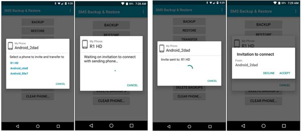 Confirmer la connexion