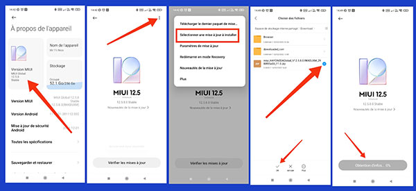 Installer la ROM sur Xiaomi