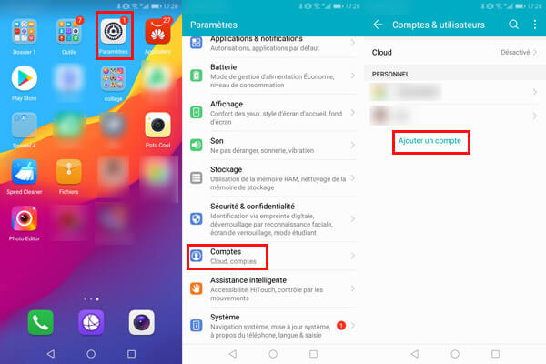Sauvegarder SMS Android
