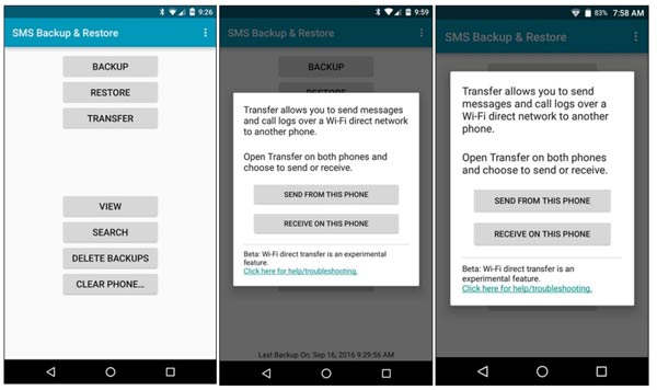 Transférer les SMS Android vers PC avec SMS Backup & Restore