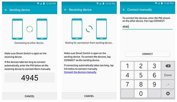 Connecter les 2 appareils