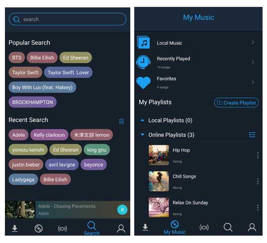 Télécharger musique gratuit sur Android avec Free Mp3 Downloads