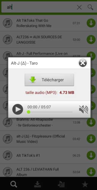 Télécharger musique gratuit sur Android avec MP3 Music Download