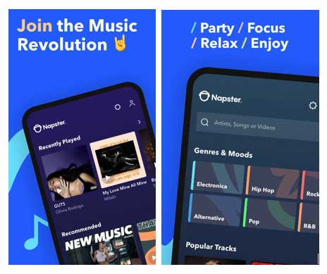 Télécharger musique gratuit sur Android avec Rhapsody