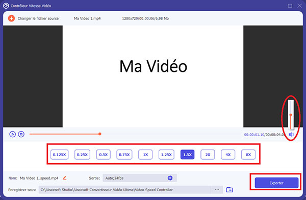 Accélérer une vidéo