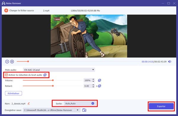 Activer la suppression du bruit