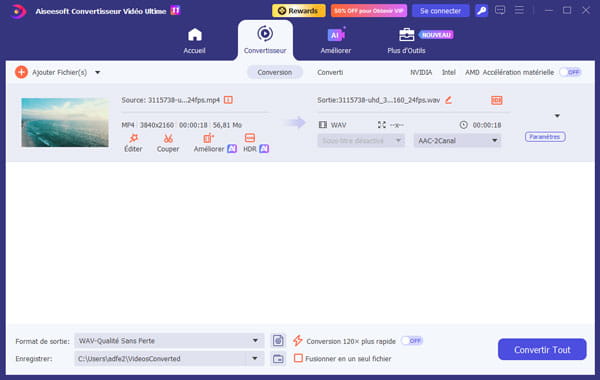 Commencer à convertir YouTube en WAV