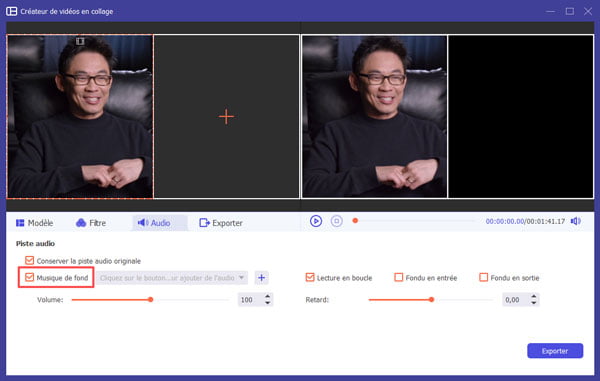 Ajouter un filtre pour la vidéo