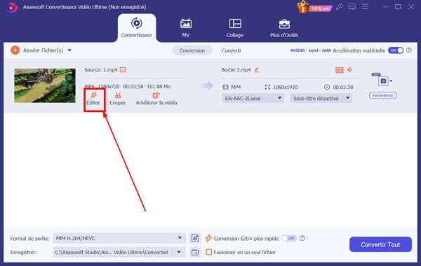 ouvrir l’éditeur vidéo
