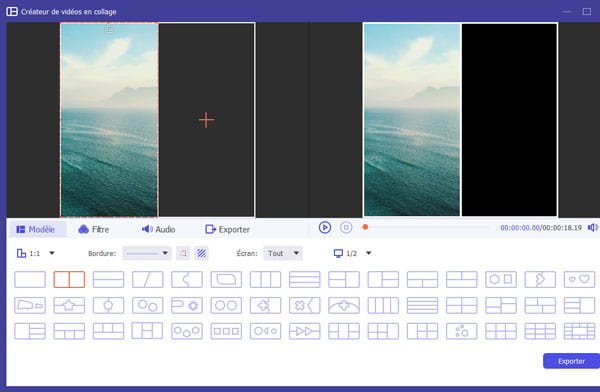 Sélectionner le module Collage