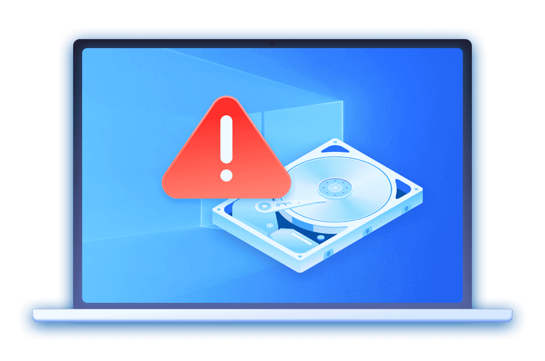 Disque dur endommagé