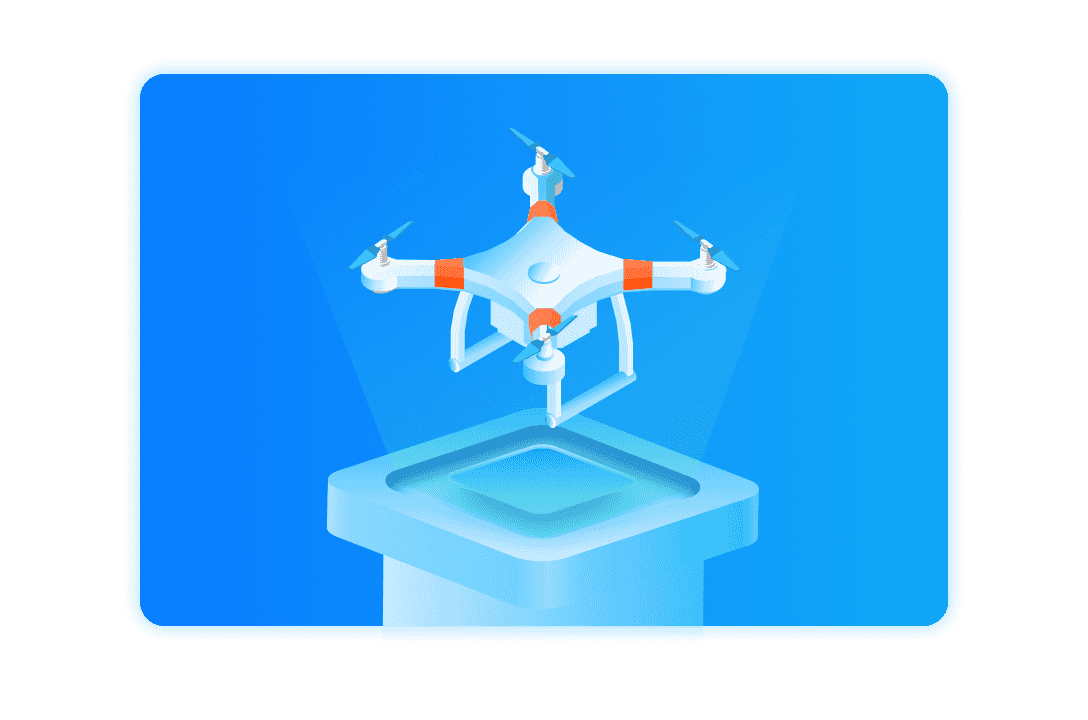 Récupération de drone