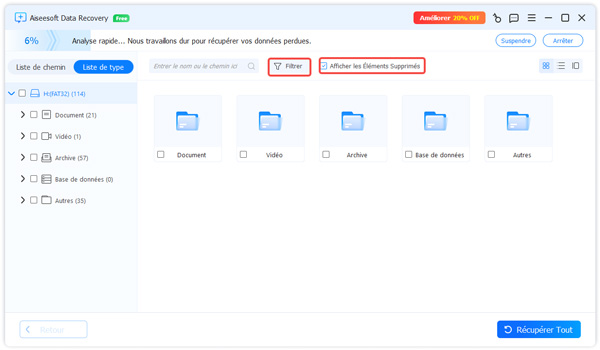 Localiser les fichiers
