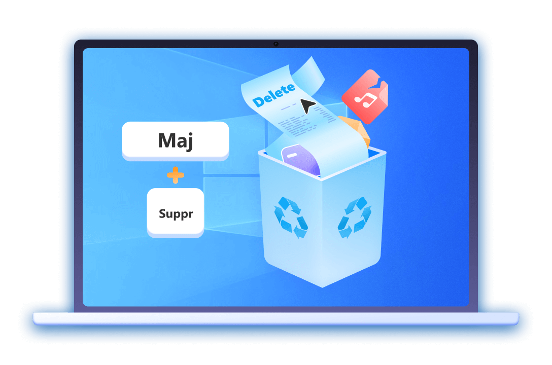 Supprimé par Maj + Suppr