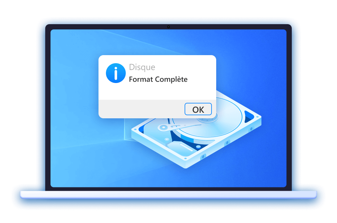 Supprimé par formatage accidentel