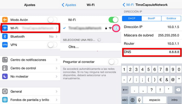 Débloquer iPhone bloqué sur iCloud avec DNS