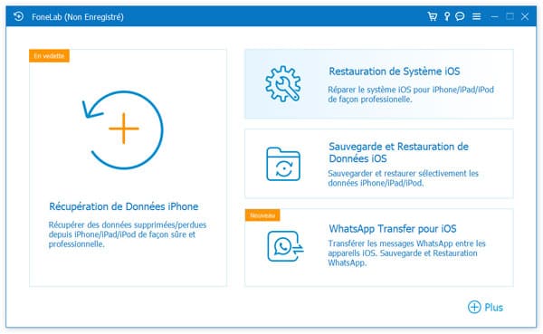 Interface de FoneLab