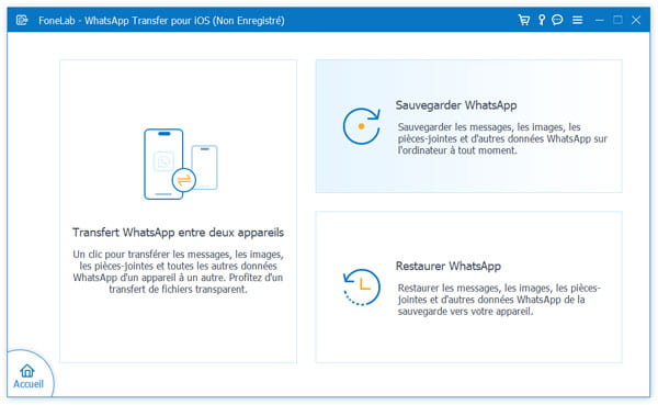 Sauvegarder les données WhatsApp