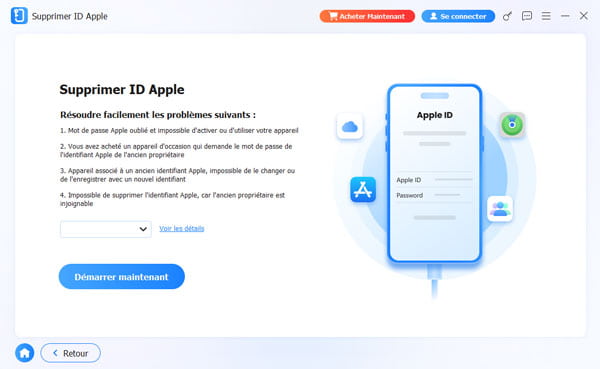 Supprimer Apple ID