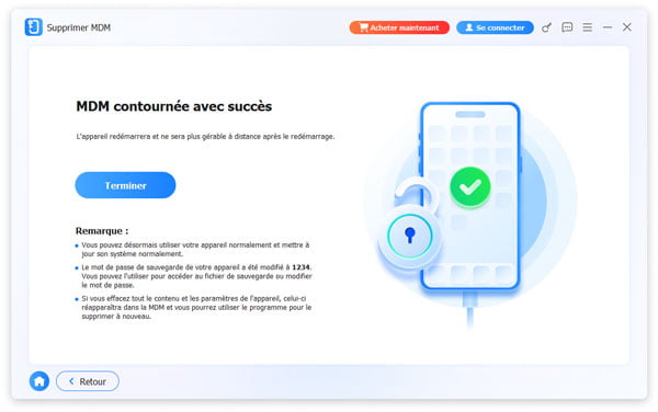 Mdm Contournée Avec Succès