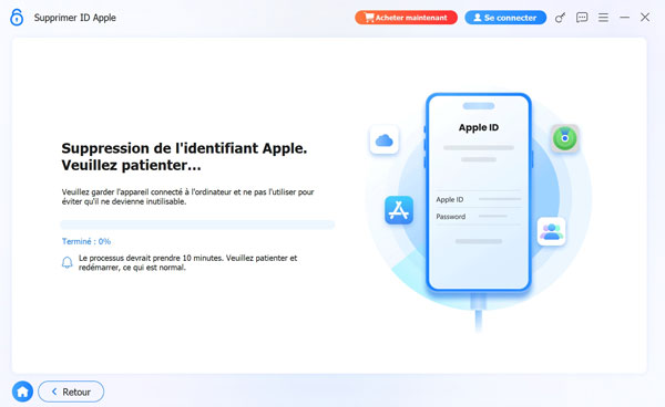 Supprimer ID Apple
