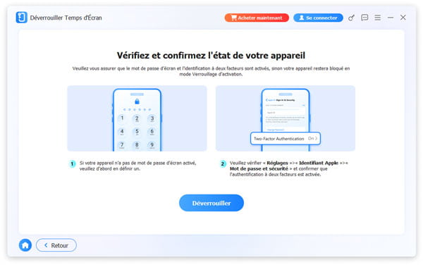 Verifier Et Confirmer Le Etat Avant Le Deverrouillage