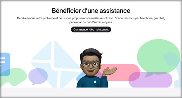Comment contacter l’Assistance Apple