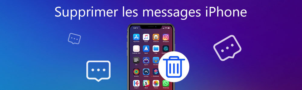 Supprimer des messages sur iPhone