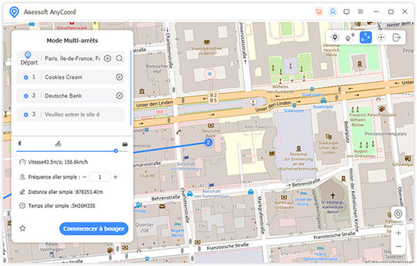 Changer la localisation du téléphone