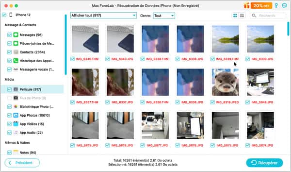 Récupérer des photos iPhone depuis iTunes