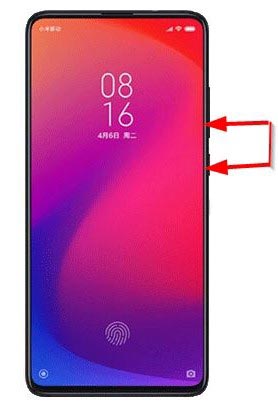 Capturer l'écran Xiaomi avec les boutons physiques