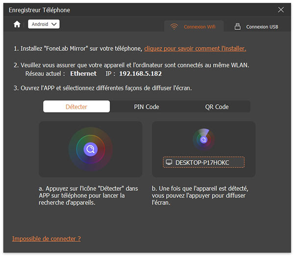 Connecter le téléphone