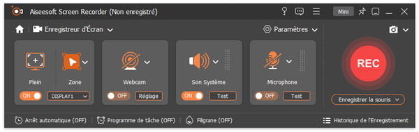 Sélectionner Enregistreur Vidéo
