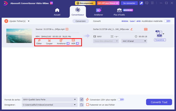 Éditer et Améliorer Vidéo