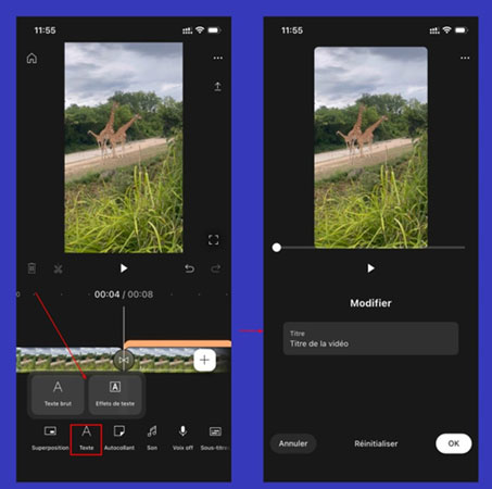 Ajout de texte et d’éléments visuels