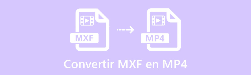 Convertir MXF en MP4