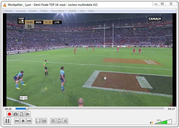 Lire fichier MOD sur VLC