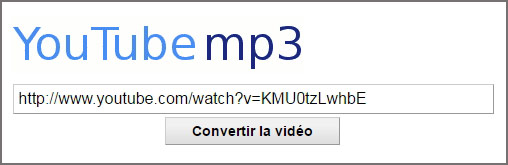 Convertir YouTube en MP3 avec YOUTUBE mp3
