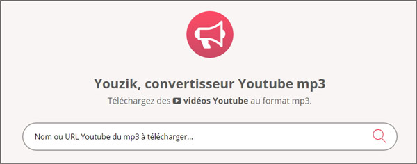 Convertir YouTube en MP3 avec Youzik